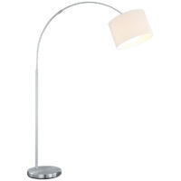 Lampada Piantana Terra Giovanile Arco H 215 cm Paralume Bianco GD Trio