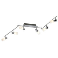 Faretti Barra 6 Spots Led Interno 4 W Interno Moderni Clapton GD Trio