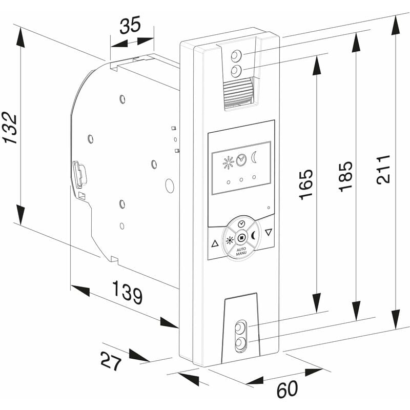 Amig - Guide per Tapparelle 150 mm Set di 4 Unità Supporto per Asta di  Avvolgimento delle Tapparelle Per Unire la Tapparella all'Asse Acciaio  Inossidabile e Poliammide Grigio