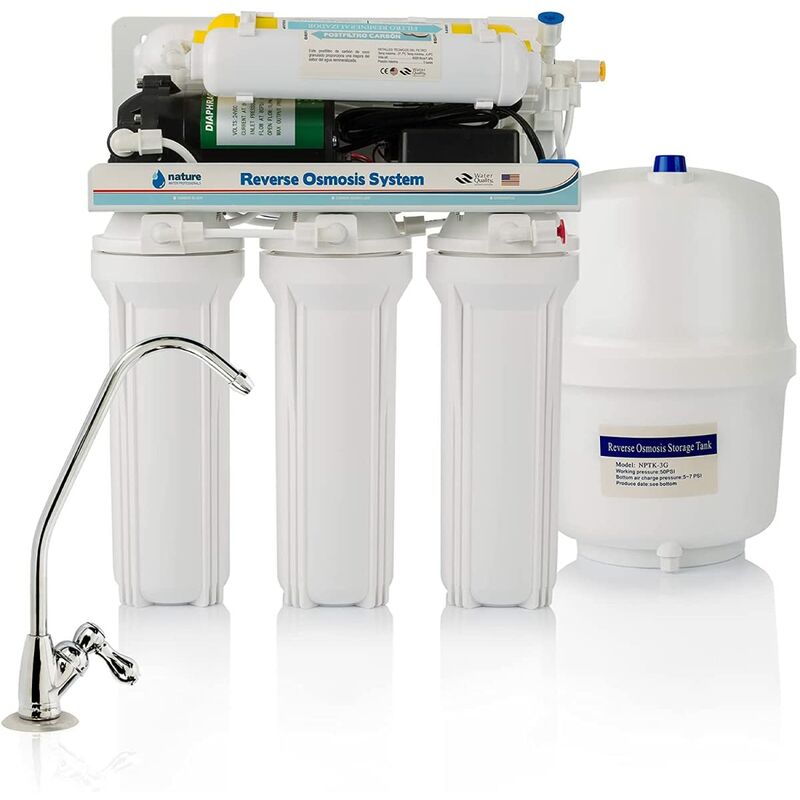 Impianto a osmosi inversa 100GPD Depuratore acqua con pompa
