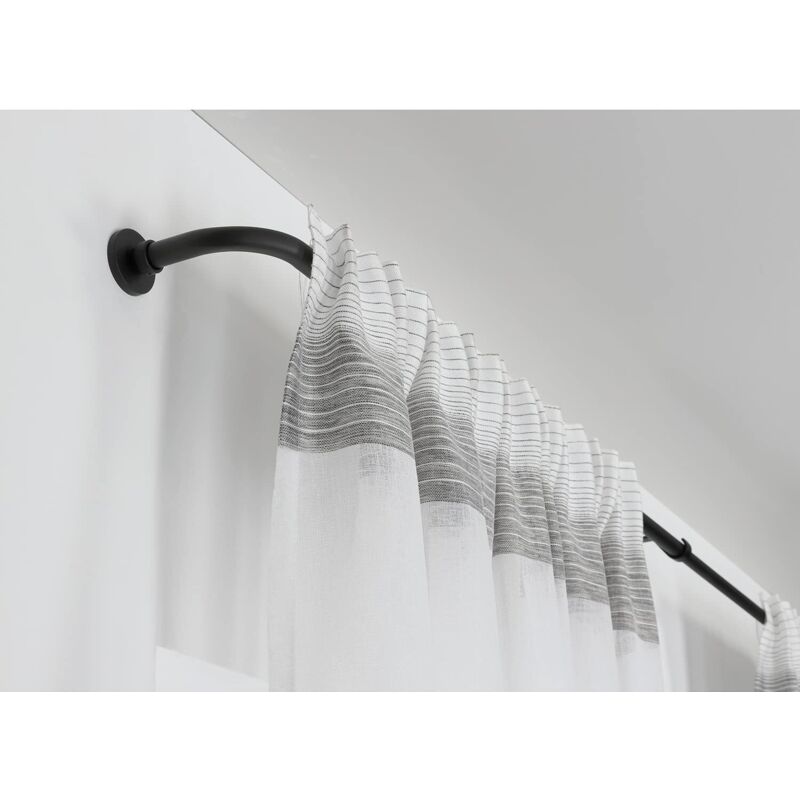 Asta Per Tenda Doppia A Soffitto 16 Mm – Metall Oro Antico – Lunghezza Personalizzabile (180 Cm Fino A 6m) Con Accessori - 3