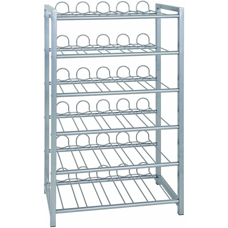 HAKU Möbel Appendiabiti A Muro In Metallo E Alluminio - 7 Ganci, 70 Cm, Nero, Moderno, Carico Max 5 Kg Per Gancio - 3