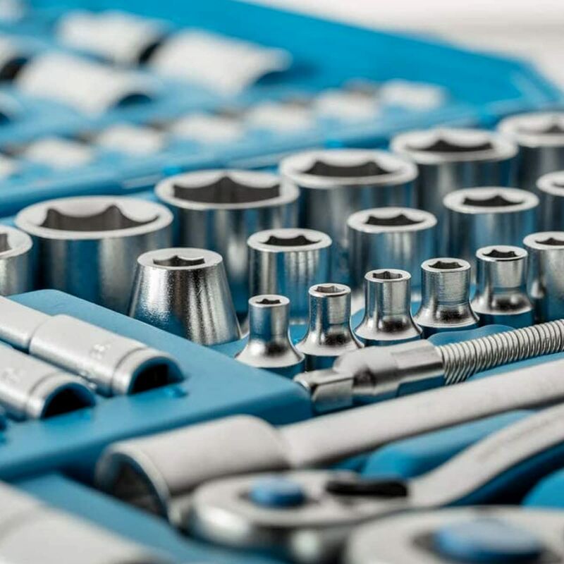 Set Attrezzi Högert Technik - Valigetta 33 Pezzi Con Cricchetto 52 Denti | Chiavi Bussola E Utensili Professionali - Foto 5