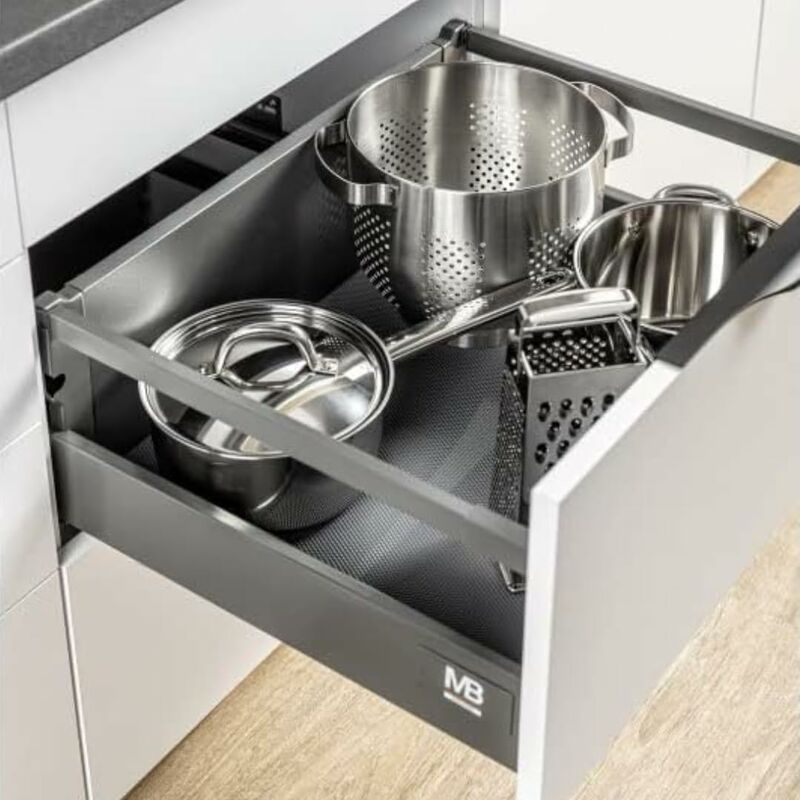 Rivestimento Cassetti Cucina | Plastica EVA Impermeabile | 44,5 Cm X 610 Cm | Motivo Pois - Foto 4