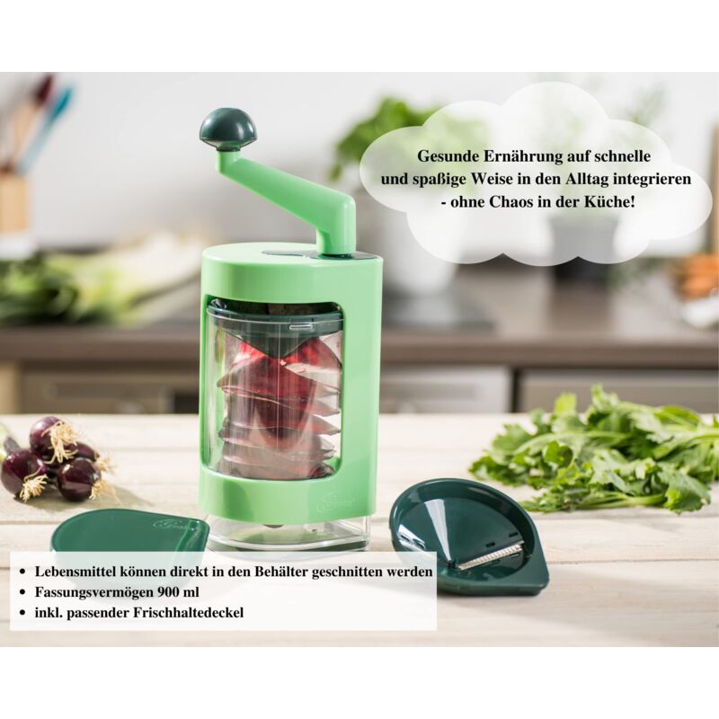 HOMGEN Affettatrice Verdure Affettaverdure Manuale Multifunzione