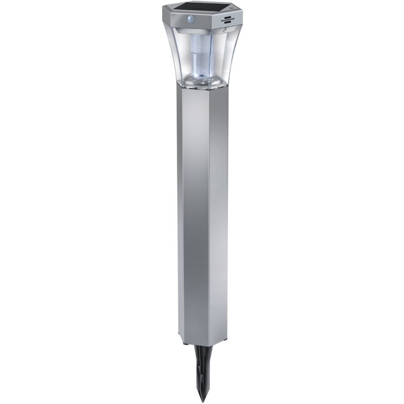 Brennenstuhl 1170790 Lampione Solare LED SOL, FL 13007 Argento