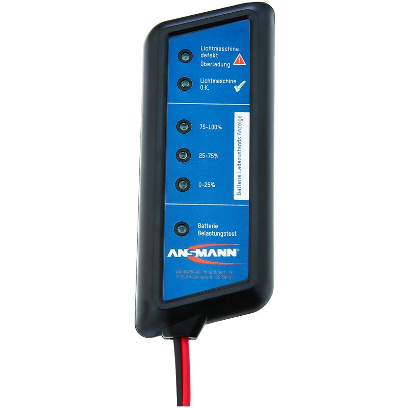 ANSMANN Power-Check 12/24V Tester LED per Batterie per Auto - Voltmetro  Tensione