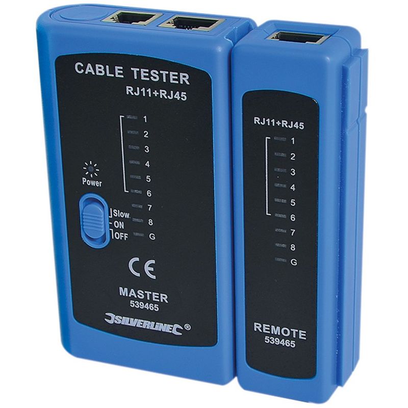 Silver Line Rj45 Silverline 539465 Tester LAN, Rj11 e Rj45