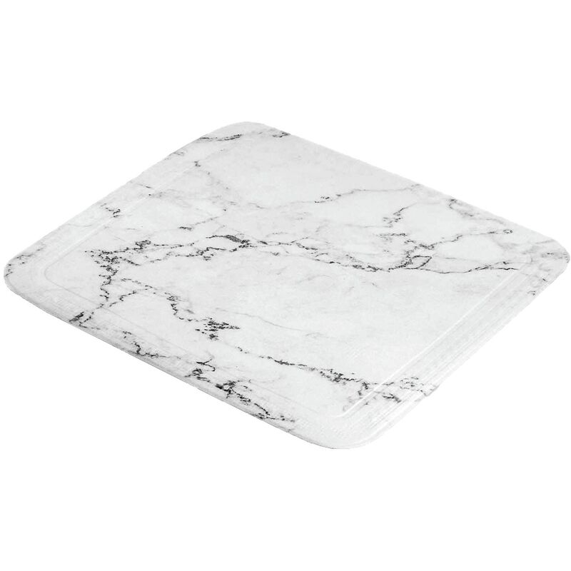 Kleine Wolke, tappetino per doccia marmo, antracite, 55 x 55 cm