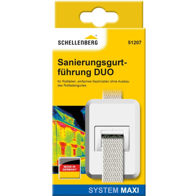 Rullo di ingresso Schellenberg MAXI per nastri ciechi larghi 23 mm