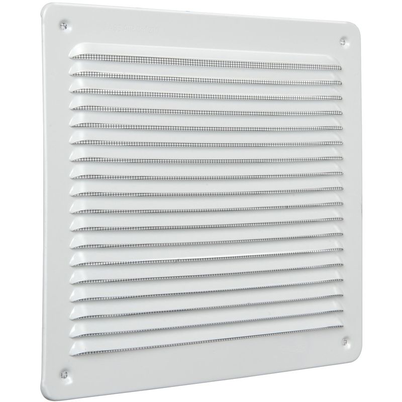 Dimensioni 300x300 mm La Ventilazione GAL3030R Griglia di ventilazione rettangolare in metallo da sovrapporre con rete antisetto Colore alluminio Dimensioni 300x300 mm La Ventilazione GAL3030R Griglia di ventilazione rettangolare in metallo da sovrapporre con rete antisetto Colore alluminio