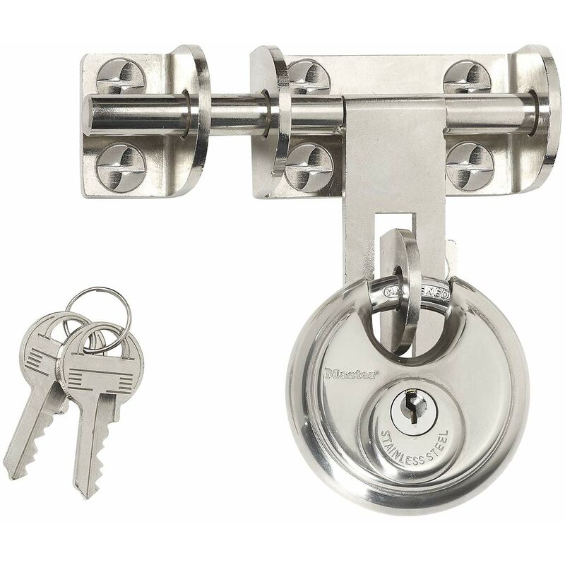 Master Lock 448EURD Set Chiavistello, Cerniera Acciaio, Placcato