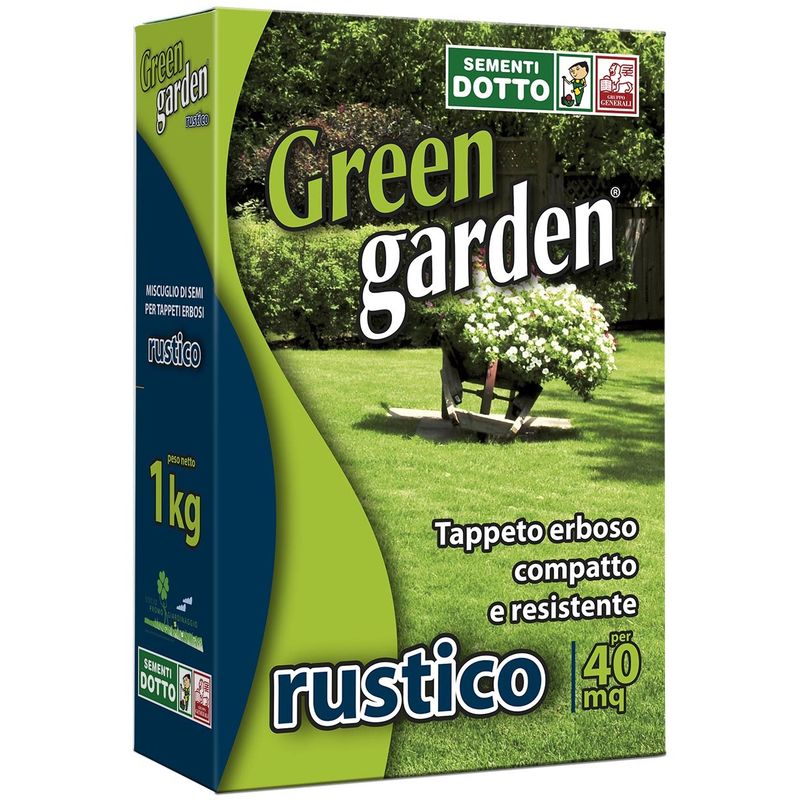Sdd 40000480 Prato Rustico 1 kg, Verde, 18x7.5x27 cm