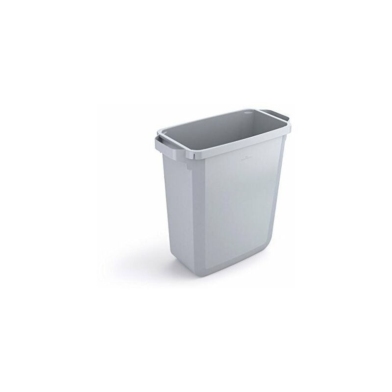 cod. #1800474010 contenitore per rifiuti e materiale riciclabile maniglie capacità 90 litri bianco DURABLE Durabin 90 520x610x490 mm 