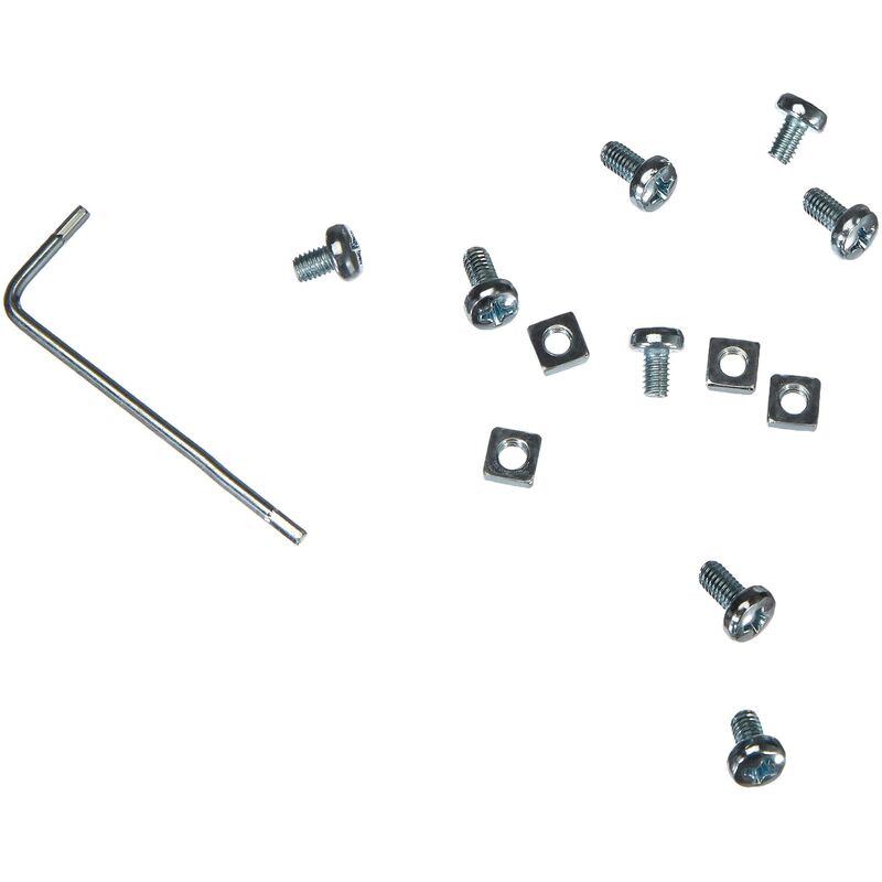 GARDINIA Supporto universale per serree e tapparelle, 2 unità, Chiave a  brugola inclusa, Assemblaggio senza viti e senza trapano, Bianco,  Metallo/Plastica, Regolabile 6-26 mm