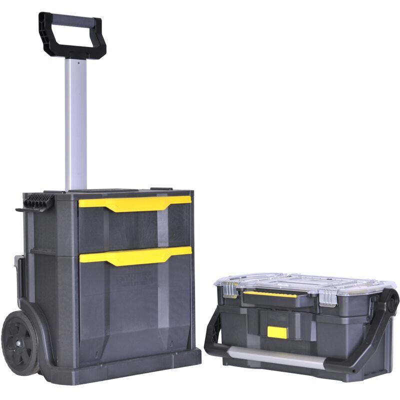 Carrello Portautensili Stanley 2 In 1 - Con Cassetti E Vanzo - Mobile Con Ruote - Foto 9