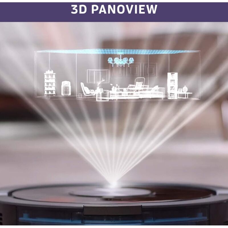 Robot Aspirapolvere E Lavapavimenti ZACO A9sPro – Con WiFi, App, Alexa, Mappatura Telecamera, Per Pelo Animali