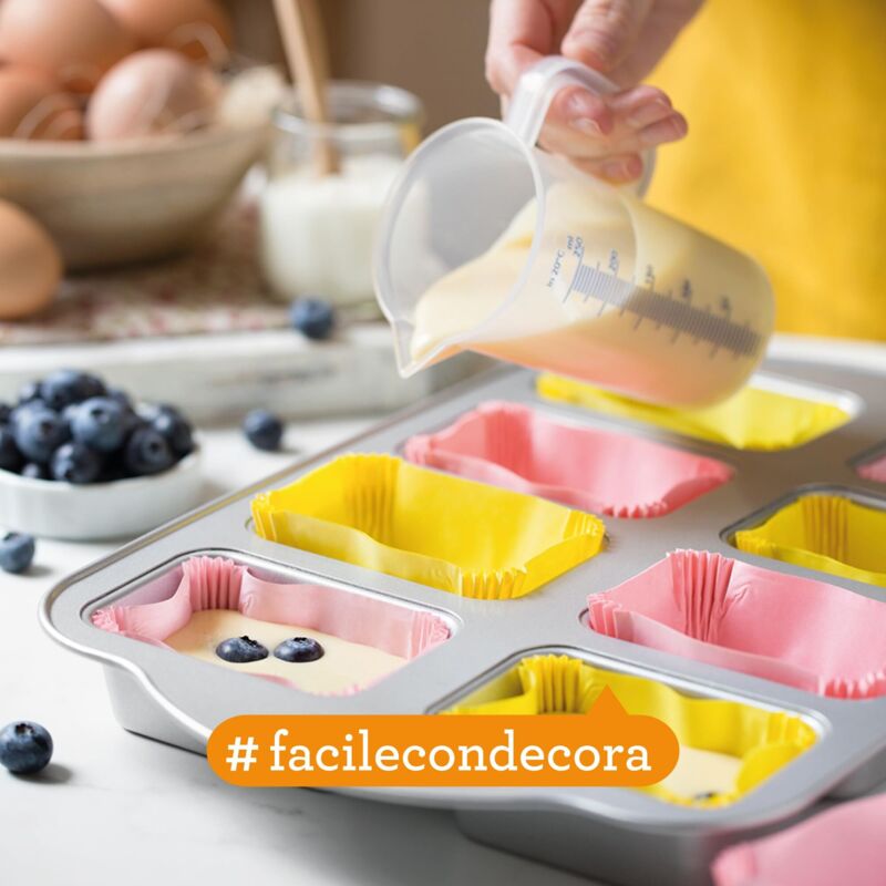 20 Pirottini Decora Per Plumcake - 8x5x3.2 Cm, Gialli, Resistenza Fino A 220°C, Made In Italy - Foto 7