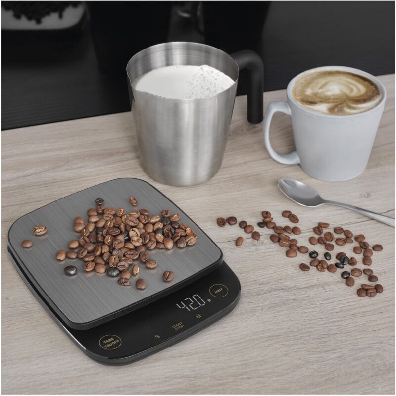 Duronic KS4000 Bilancia da cucina elettronica da muro | Bilancia ad alta precisione | Portata 1g / 3 kg | Funzione tara | Leroy Merlin