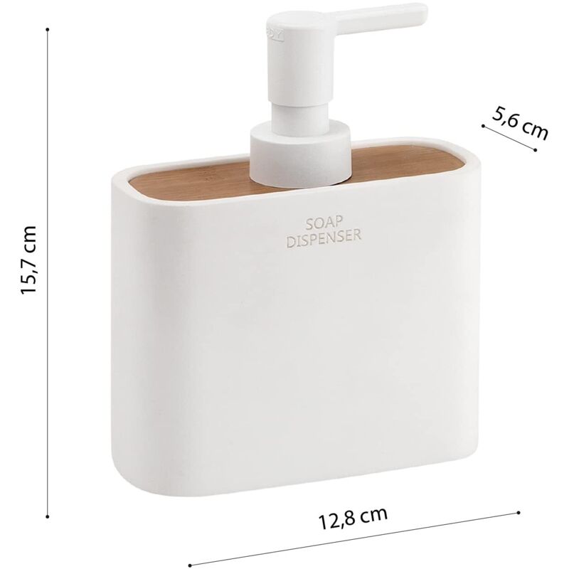 Dispenser sapone Bridge in plastica bianco acquista da OBI