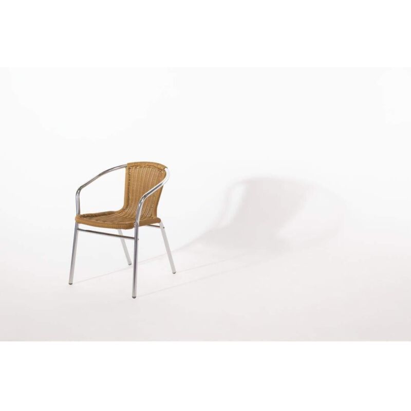 Set 4 Sedie Con Telaio In Alluminio U422 - Impilabili, Leggere, Per Esterni E Interni - Foto 7