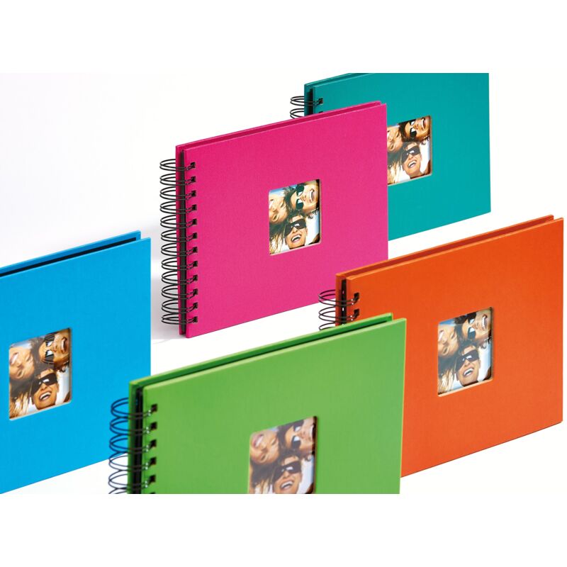 Album Fotografico Walther Design 30x30cm Nero - A Spirale Con Copertina Ritagliabile