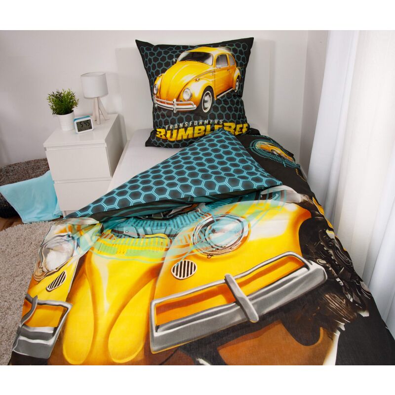 Herding Set di Biancheria da Letto, NASA, Federa 80 x 80 cm con Bottoni e Design Reversibile, Copripiumino 135 x 200 cm con Chiusura a Bottoni, 100% Cotone
