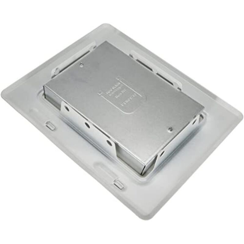 Porta Camino Zincato E Verniciato A Polvere Bianco RAL 9016 – 140x200 Mm Nom., 230x290 Mm Est.