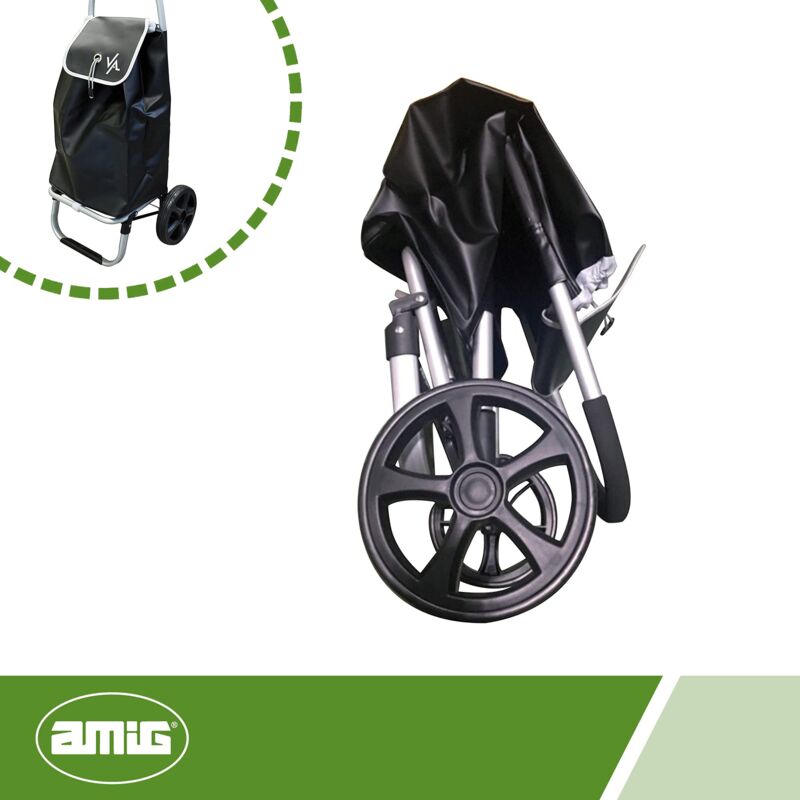 Carrello Spesa Amig 4 Ruote - Tasca Surgelati, Portata 15Kg, Capienza 48L - Rosso Prattico - Foto 7