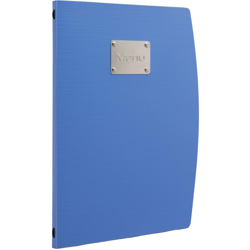 Porta Menu Rio Securit - Per Ristoranti E Bar | Formato A4, Blu Con Inserti Regolabili - Foto 5