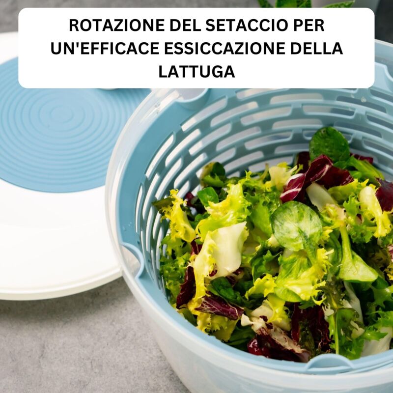 Centrifuga Per Insalata Westmark - 4,4 Litri, Rosa, Pratica E Compatta, Lavabile In Lavastoviglie - Foto 3