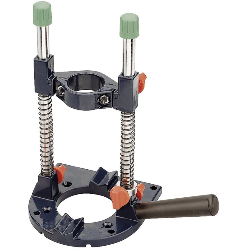 Supporto Trapano A Colonna Regolabile - Con Ganasce Piatte, Foro 43mm, Per Forature Precisse - Foto 5