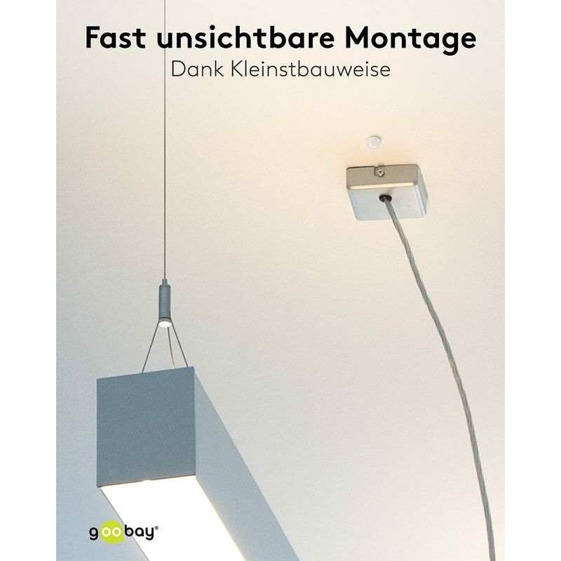 Sensore di Movimento LED Mini Infrarossi da Incasso - GOOBAY