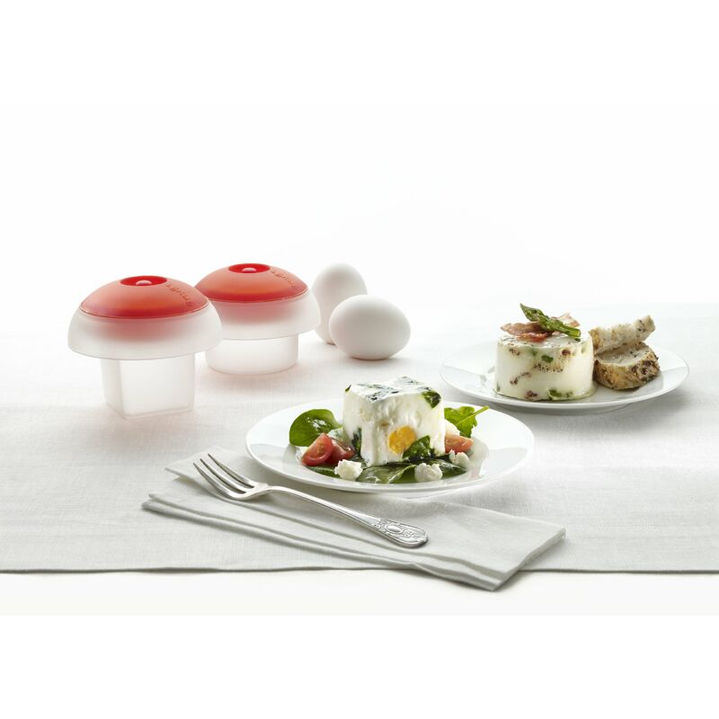 Trade Shop - Cuoci Uova In Silicone Senza Guscio 6 Pz Uovo Sodo Frittata  Omelette Egglettes