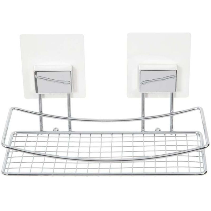 Compactor Portasciugamani Grande BESTLOCK Magic Bath in Metallo Cromato Facile Installazione Senza Trapano o Chiodi