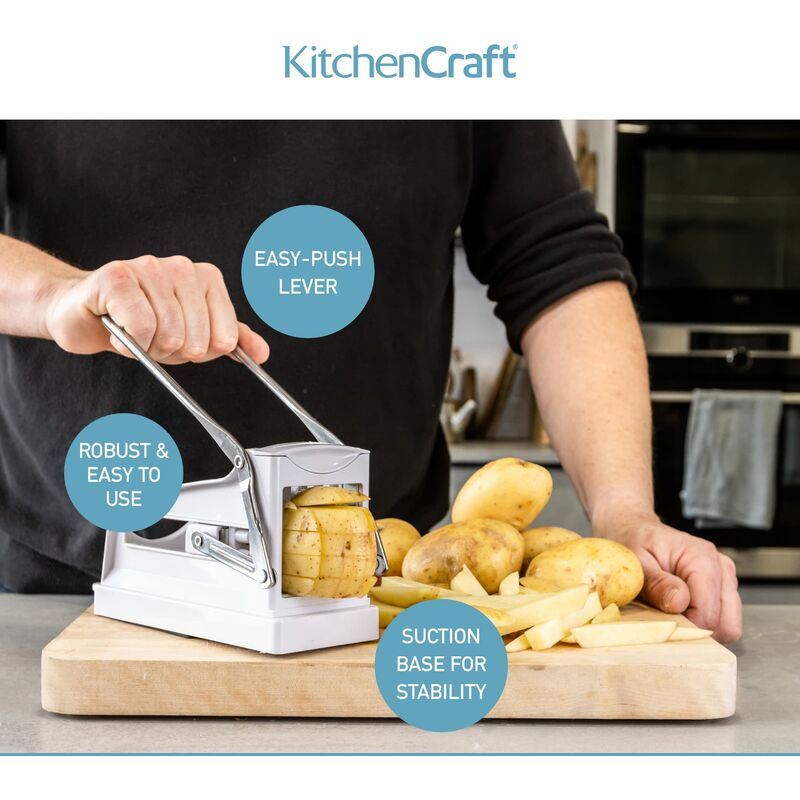 Grattugia con supporto e contenitore - di Kitchen Craft