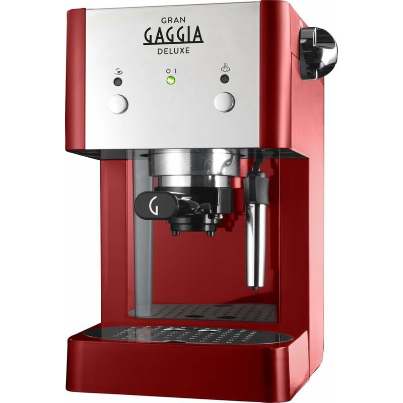 Gaggia Ri8425/22 Grangaggia Deluxe Macchina Manuale per Il Caffè Espresso,  Macinato e Cialde, 15 Bar