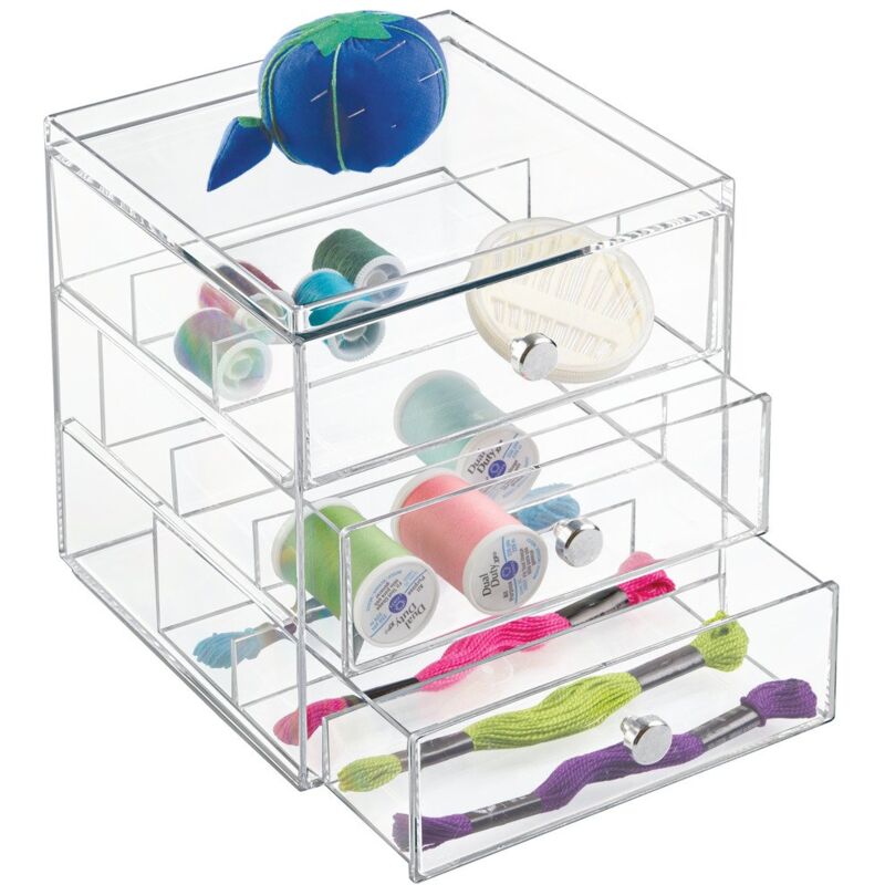 iDesign Drawers Cassettiera porta occhiali, Espositore occhiali