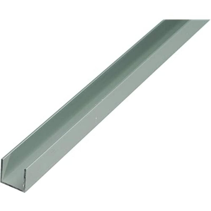 Profilo A U In Alluminio Anodizzato Argento Alberts - 1000x25x25 Mm - Per Fai Da Te E Progetti - Foto 8