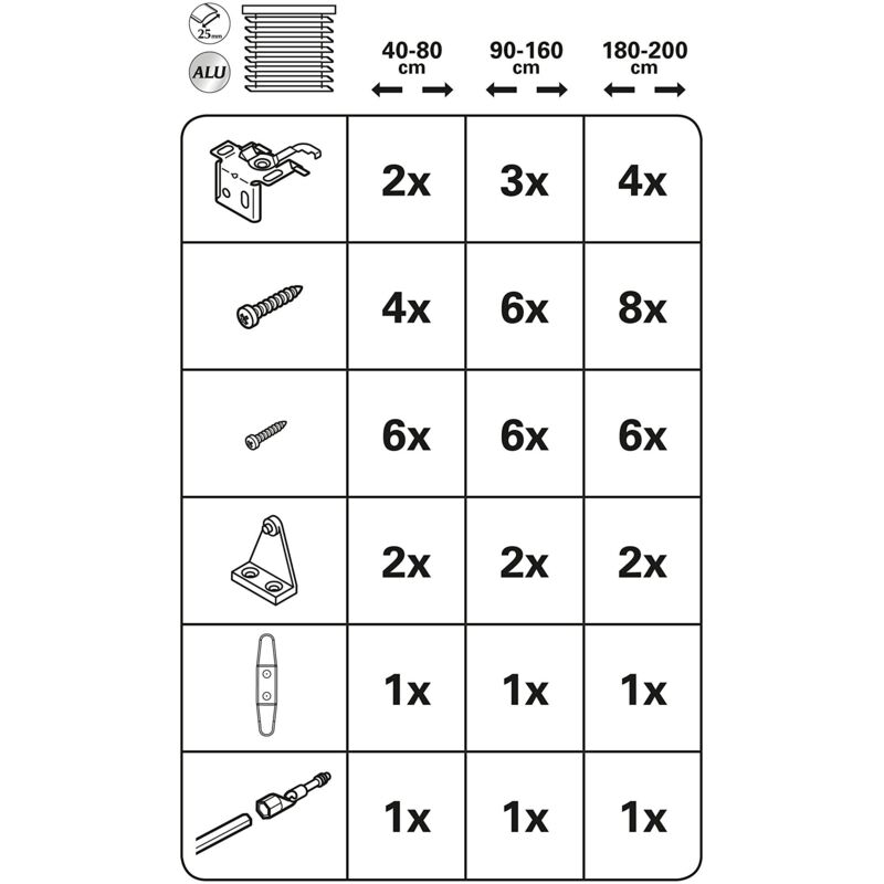 Veneziana In Alluminio 55x80cm - Persiana Oscurante Per Finestre, Regolabile, Kit Montaggio Incluso - Foto 2