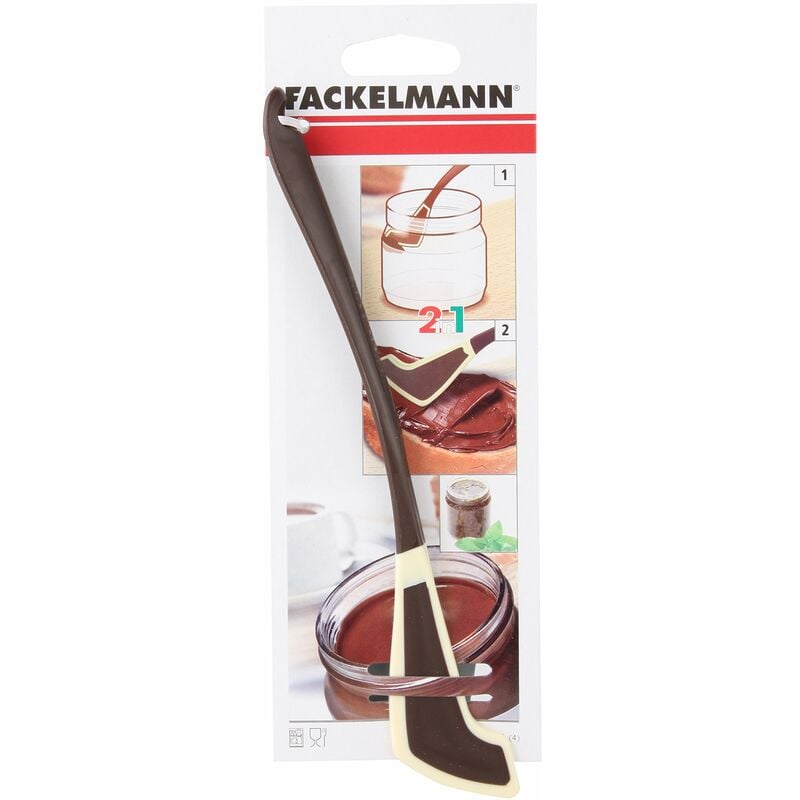 Fackelmann 49271 Spatola Spalma Nutella/Marmellate/Creme, Plastica