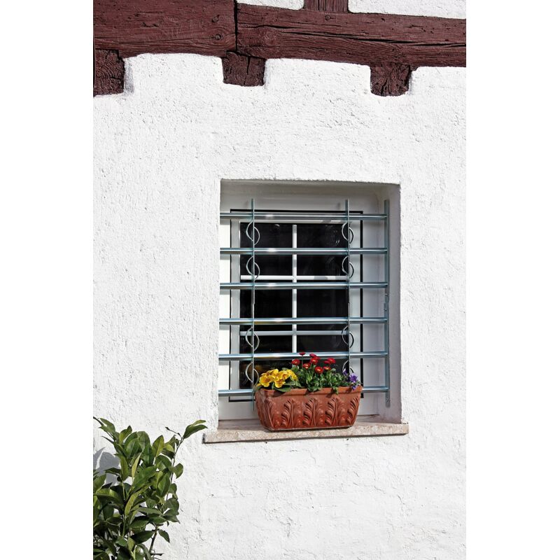 GAH ALBERTS quadrato su 3 lati zincato, 140x30x72 mm