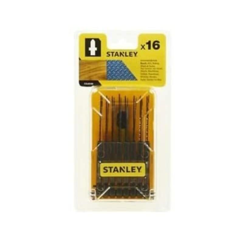 LAMA PER SEGHETTO ALTERNATIVO SET MISTO HCS (5 pz) + HSS (5 pz) - cassetta  - STANLEY