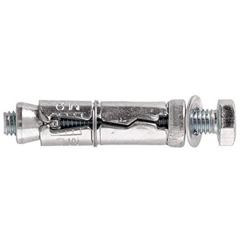 Molly M16010-xj Tasselli In Metallo Con Vite M5 5x36 Mm – Set Da 16 Pezzi, Grigio, Ideali Per Fissaggi Sicuri Su Muro E Cartongesso