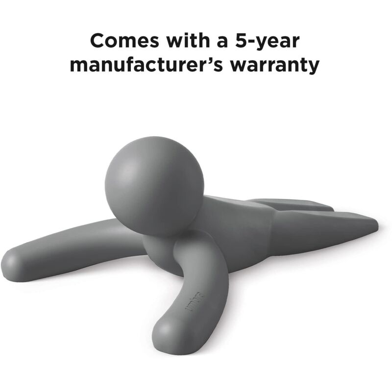 Umbra Buddy Fermaporta: Set Di 2 Fermaporta In Gomma Morbida, Design Divertente E Antiscivolo - Ideale Regalo - Foto 14