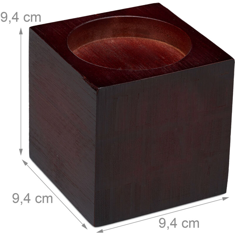 Rialzi Per Mobili In Bambù Relaxdays - Altezza 14 Cm, 4 Pezzi, Portata 500 Kg, Facile Uso - Foto 10