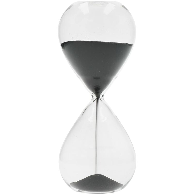 MasterClass Timer / Clessidra con Sabbia Nera, Timer da 3 Minuti, 6,5 cm x  16 cm (2.5 x 6.5)