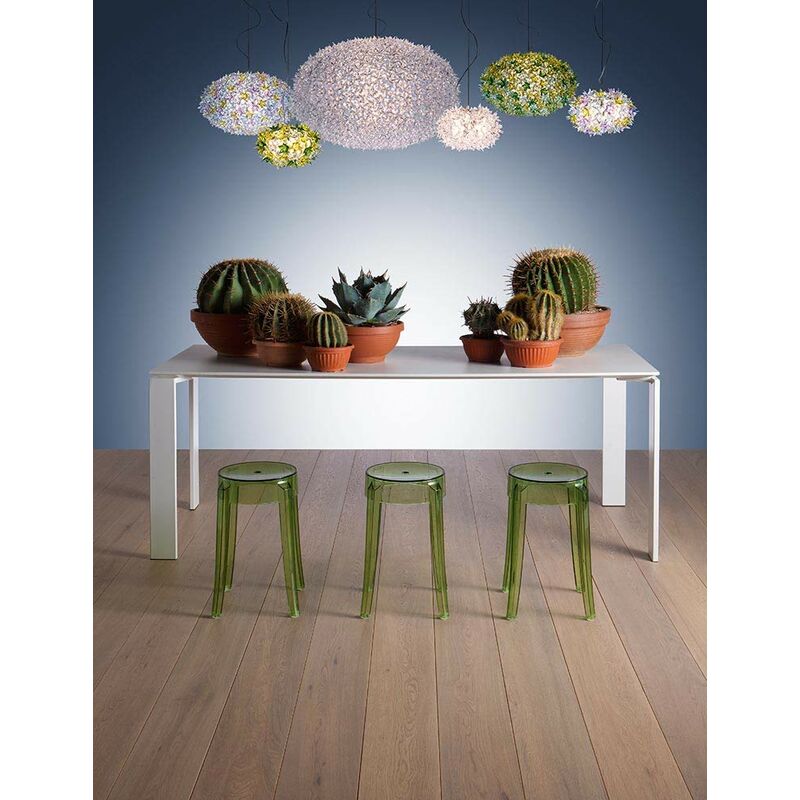 Kartell Max-Beam Sgabello, Confezione da 1 Pezzo, Cristallo