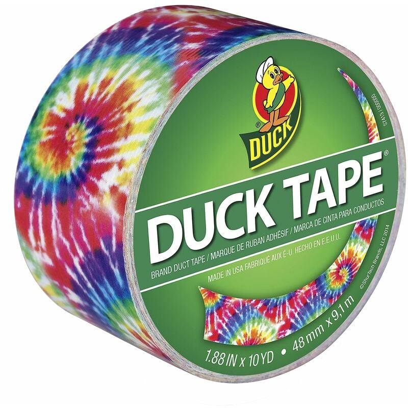 ShurTech-Nastro adesivo Duck Tape 48 mm x 10yd Love-Tie-Dye, altri,  multicolore