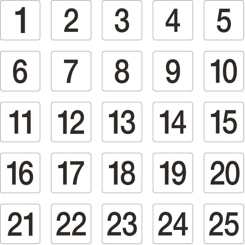 50 Pcs Numeri Tavoli Ristorante Per Scheda Numero Tabella Di